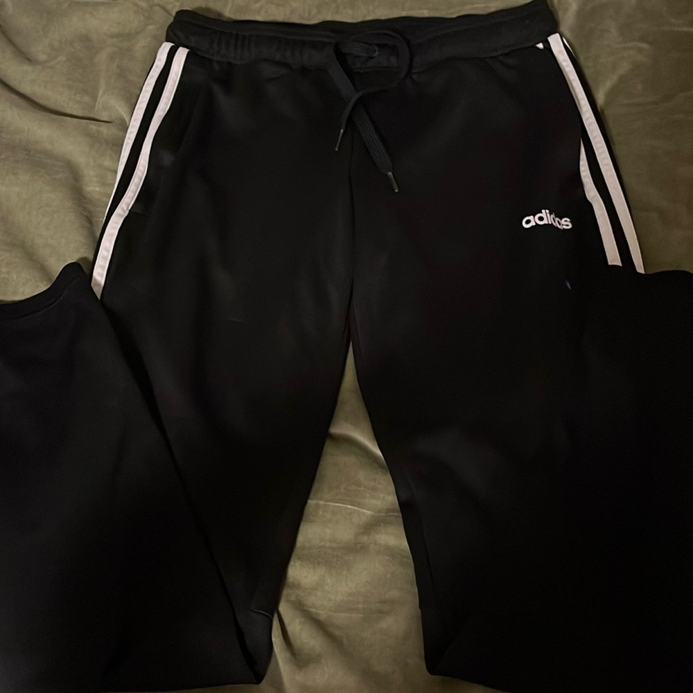 Black adidas sweats